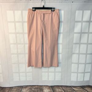 🔥🔥5 for $25🔥🔥Express Design Pink Editor Flat Front Cropped Wide Leg Pants Size 8